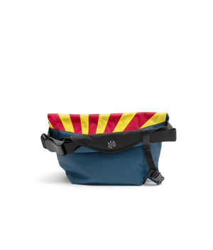 Barney Rustle Blanket - Red/Yellow Stripe