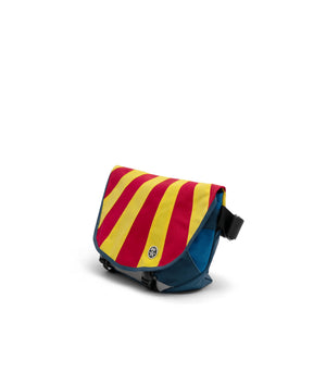 Barney Rustle Blanket - Red/Yellow Stripe
